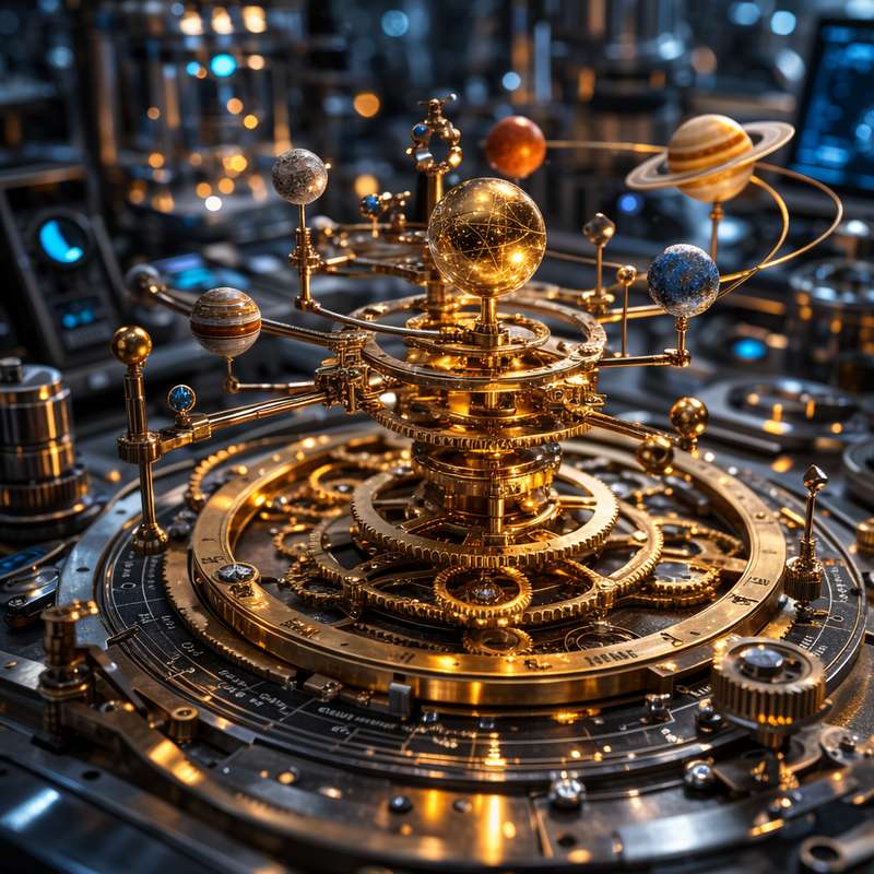 Horloge astronomique utilisée pour déterminer les cycles planétaires